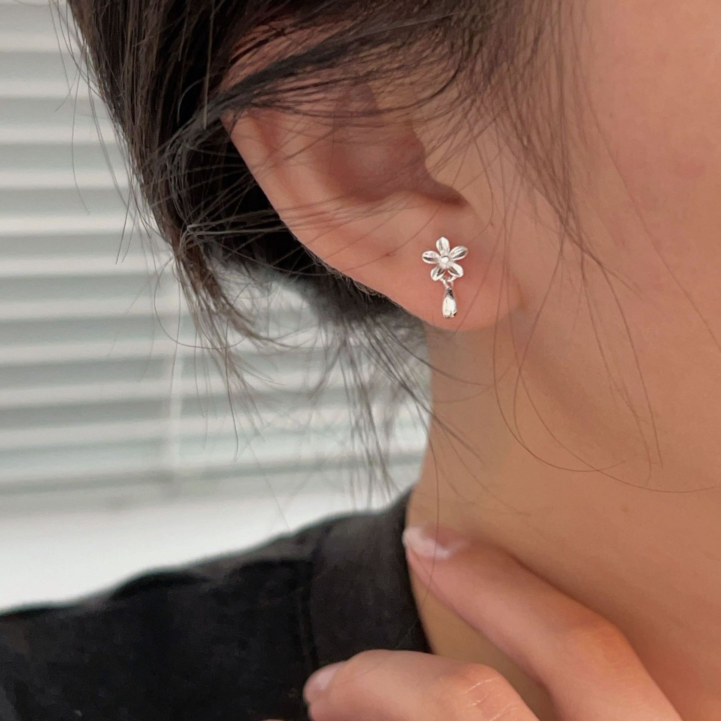 C3廠 韓國韓版S925純銀｜精緻小巧花朵耳環 批發 折扣@洽客服 26.02.W3「es201」