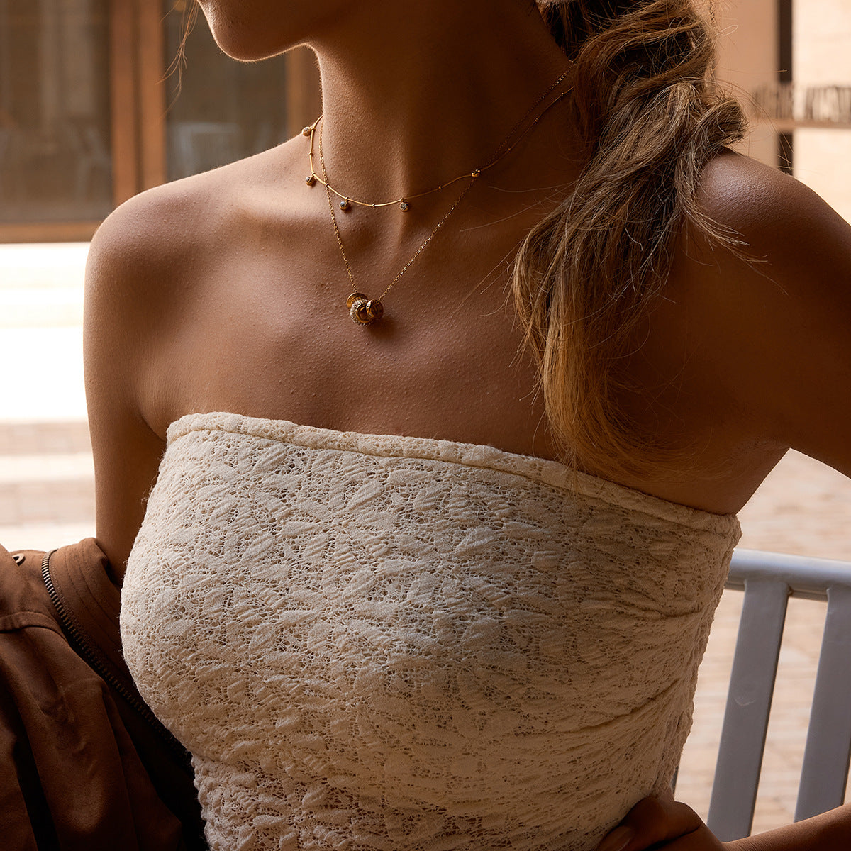 B廠 歐美款 Glück 鈦鋼鍍18K金項鍊 批發 折扣@洽客服 25.10.W5「JDN0307022」