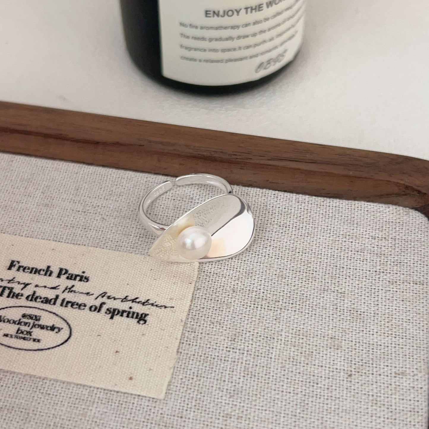 C3廠 韓國韓版橢圓形珍珠S925純銀戒指 批發 折扣@洽客服 25.12.W2「HJZ159」