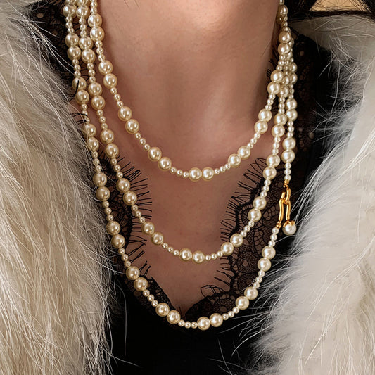 A2廠 韓國韓版復古優雅珍珠長項鍊 批發 折扣@洽客服 25.12.W1「WN1970 WN1971」