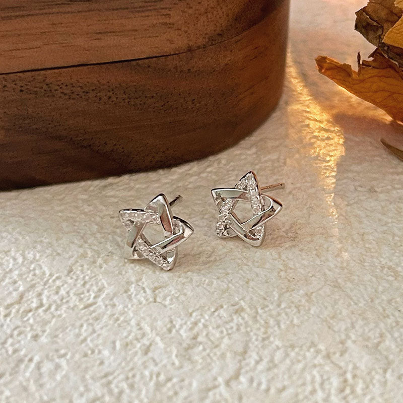 C3廠 韓國韓版幸運之星S999足銀耳環批發 折扣@洽客服 25.03.W2「ses056」