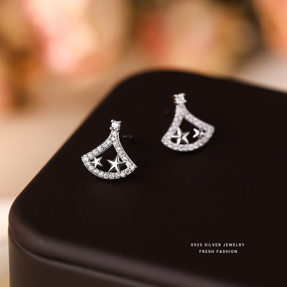 C廠 韓國韓版杏運之星S925純銀耳環 批發 折扣@洽客服 25.12.W1「E5815」