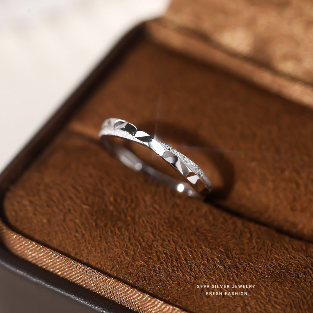 C廠 韓國韓版星辰大海S999純銀開口戒指 批發 折扣@洽客服 25.12.W1「F6138」