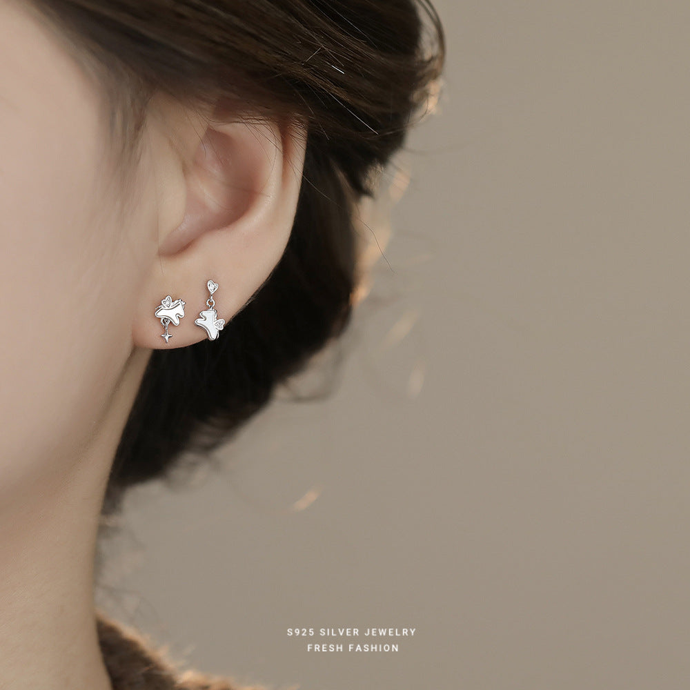 C廠  S925純銀｜ 夢幻生肖馬耳環 批發 折扣@洽客服 26.01.W2「E6092」