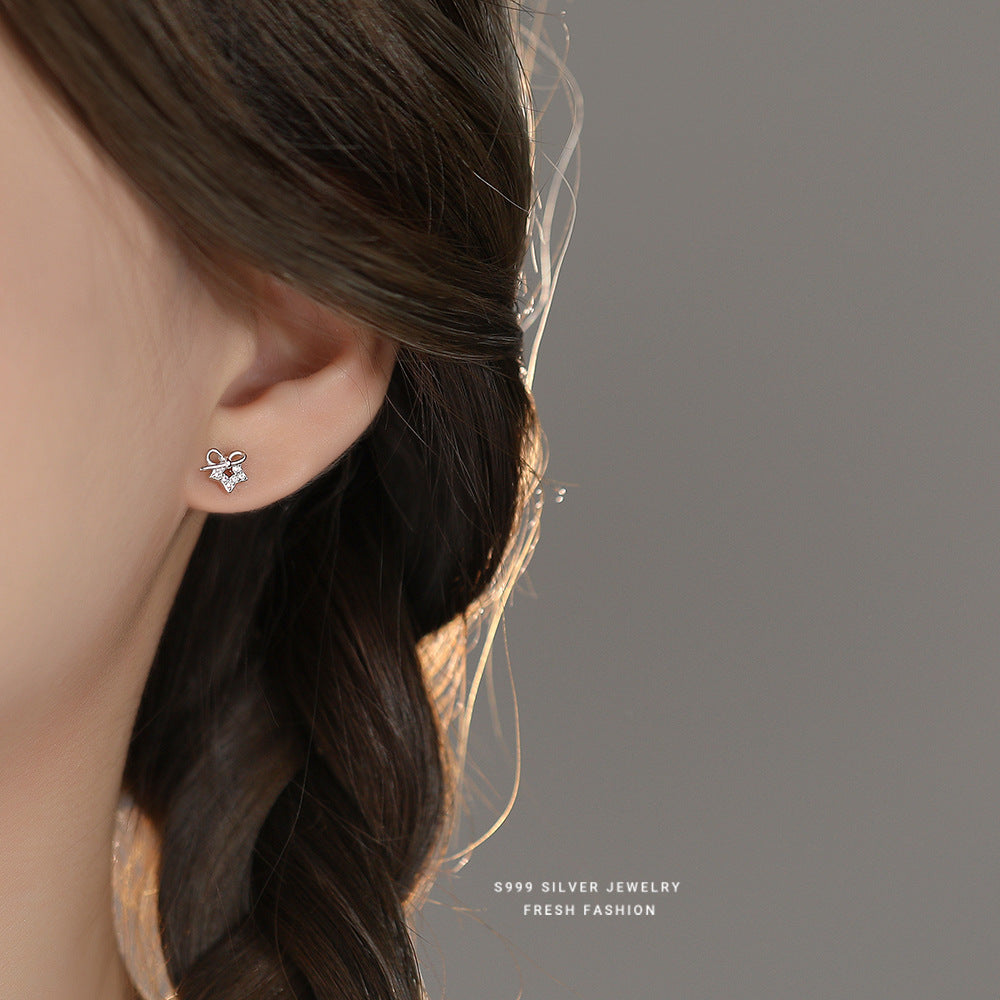 C廠 韓國韓版蝴蝶結S999純銀耳環 批發 折扣@洽客服 25.11.W1「E5731」