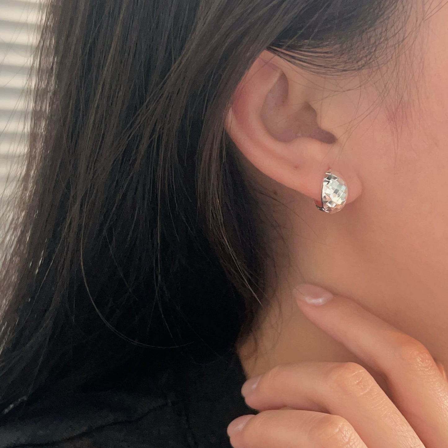 C3廠 韓國韓版S925純銀｜幾何雙面耳環 批發 折扣@洽客服 26.02.W3「es204」