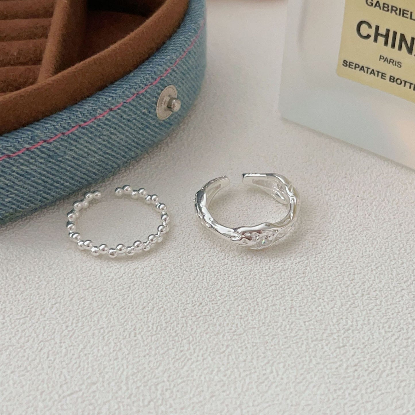 C3廠 韓國韓版極簡不規則S925純銀戒指 批發 折扣@洽客服 25.11.W1「HJZ301 HJZ302」