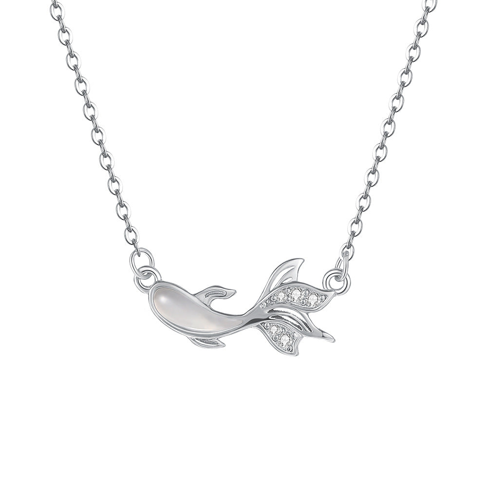 C廠 S925純銀｜韓國韓版好運錦鯉項鍊 26.02.W1「A4835」