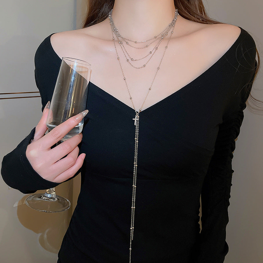 A2廠 韓國韓版多層鏈十字架項鍊 批發 折扣@洽客服 25.10.W5「HN10141」