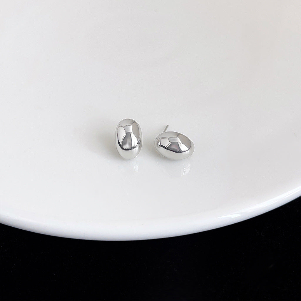 A廠 日韓款金屬豆豆銀針耳環 批發 折扣@洽客服 25.11.W4「2574-2575」