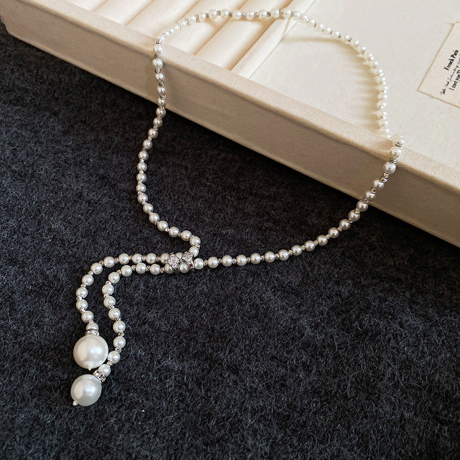 A2廠 韓國韓版玻璃水滴珍珠項鍊 批發 折扣@洽客服 25.11.W2「HN10450 HN10451」