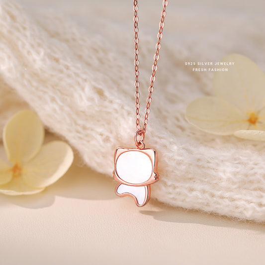 C廠 S925純銀｜韓國韓版可愛小貓項鍊 26.02.W1「A4959」