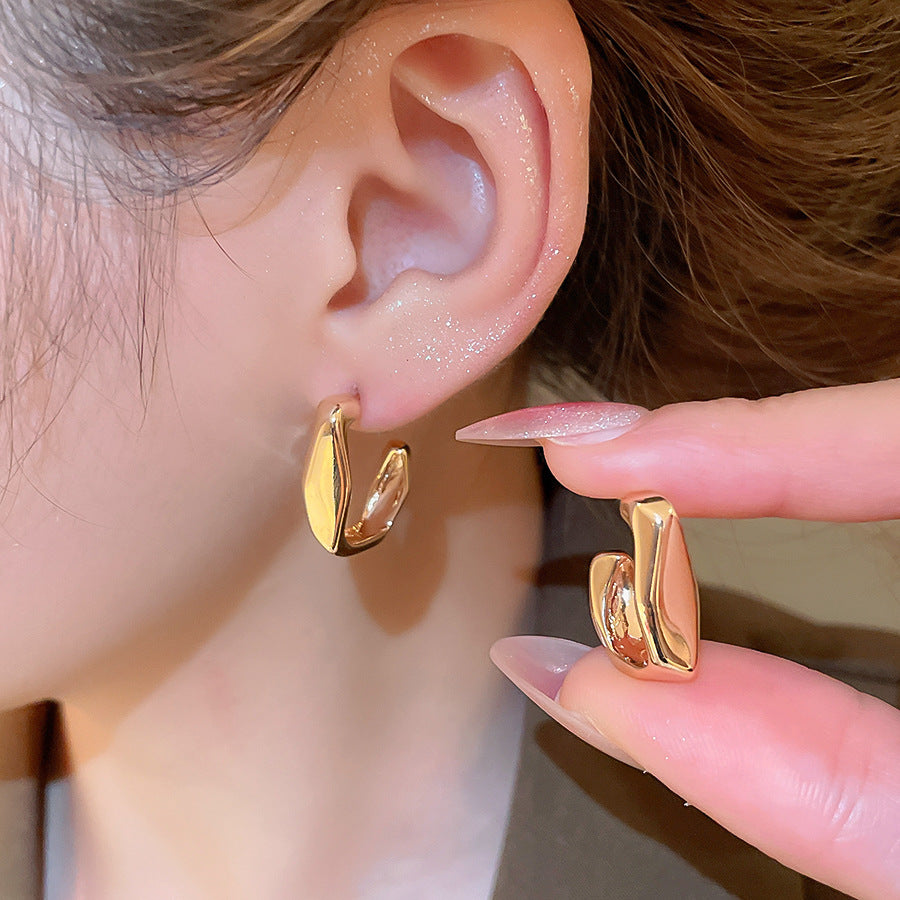 A2廠 韓國韓版幾何方形吊墜銀針耳環 批發 折扣@洽客服 25.10.W3「HE28641」