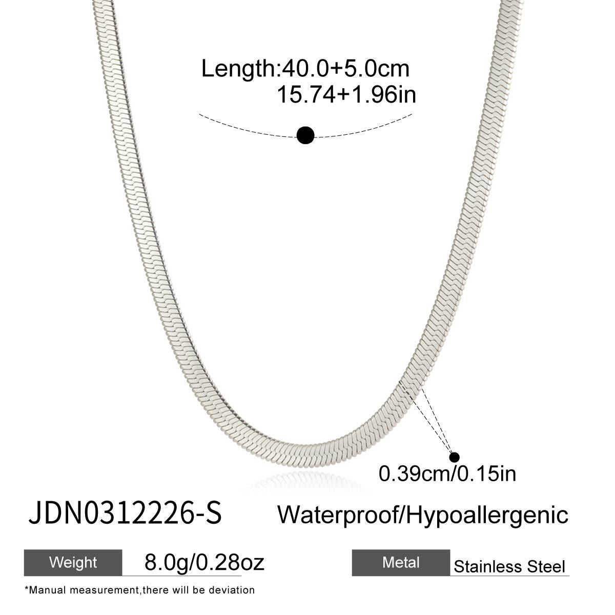B廠 歐美款 飾品穿搭鈦鋼鍍18K金項鍊 批發 折扣@洽客服 26.03.W1「JDN0312226-S」