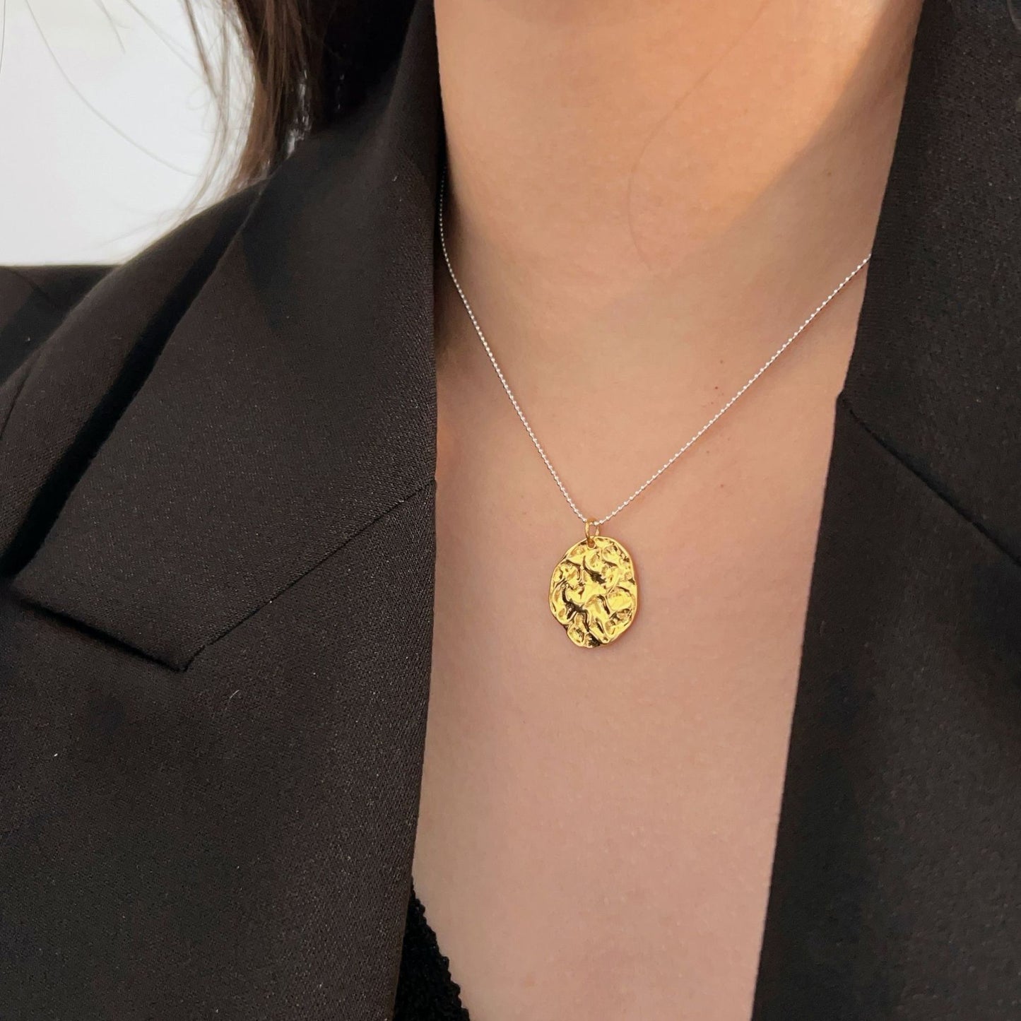 C3廠 韓國韓版肌膚感拼色S925純銀項鍊批發 折扣@洽客服 25.03.W2「hxl002-1」