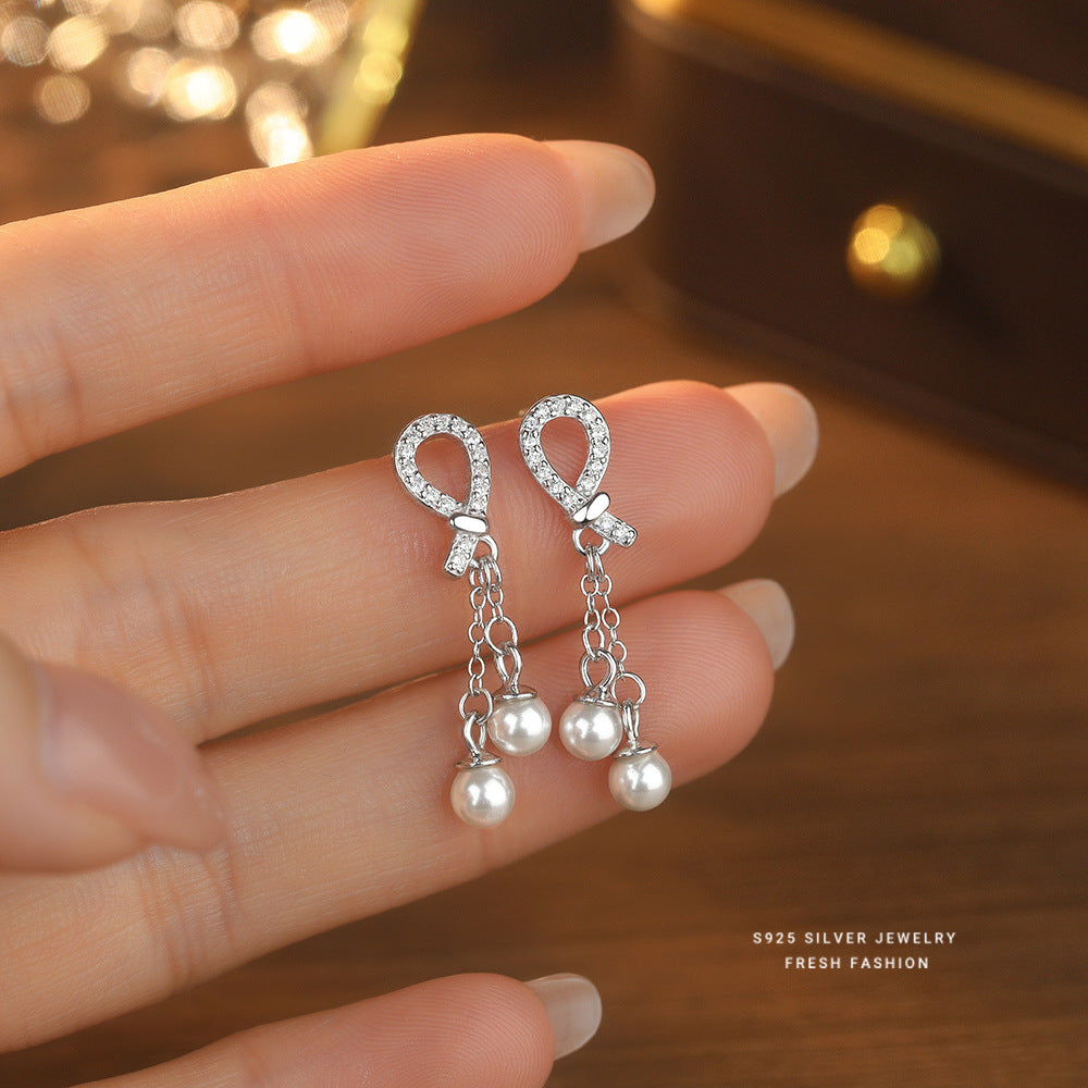 C廠 韓國韓版氣質珍珠S925純銀耳環 批發 折扣@洽客服 25.10.W5「E5638」