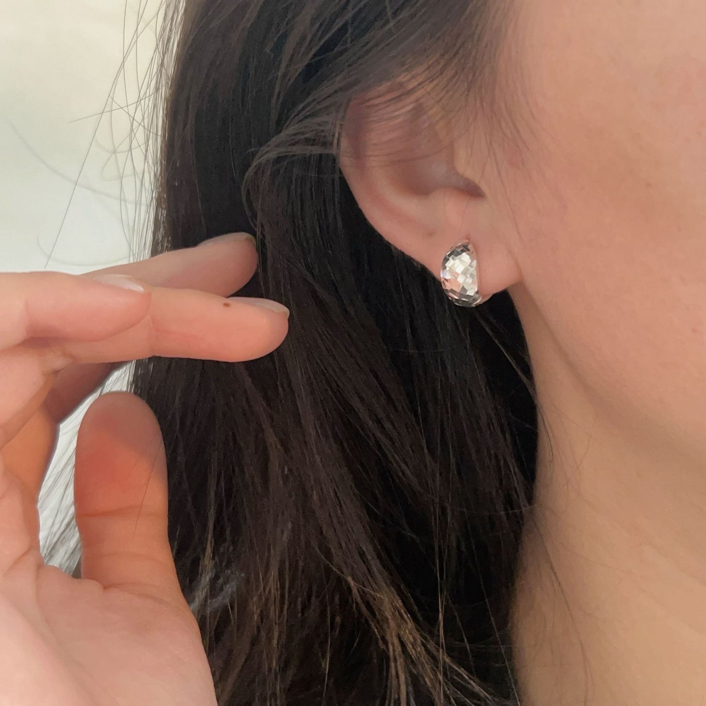 C3廠 韓國韓版S925純銀｜幾何雙面耳環 批發 折扣@洽客服 26.02.W3「es204」