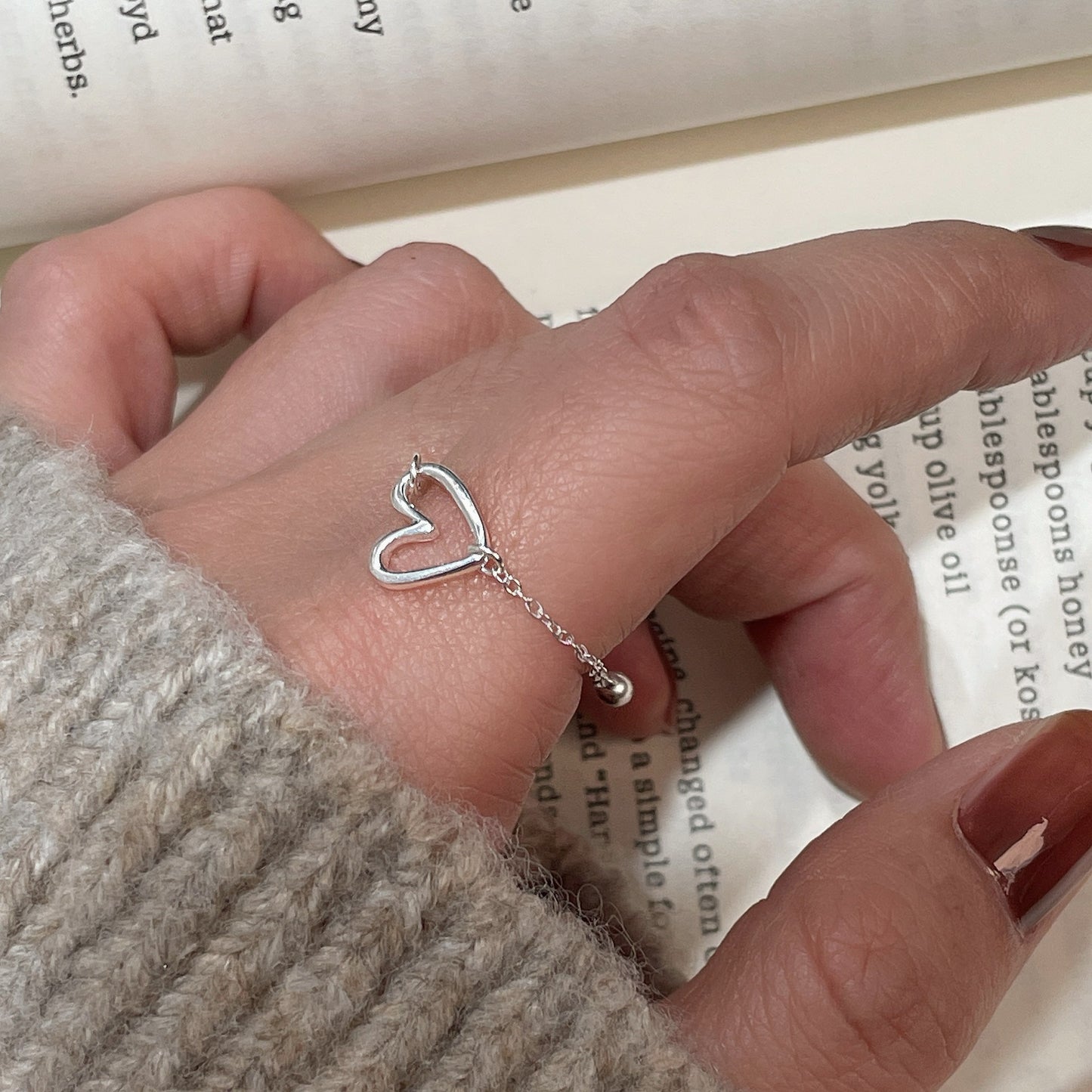 C2廠 925純銀 愛心抽拉可調式戒指 批發 折扣@洽客服 26.01.W2「XSR1403」