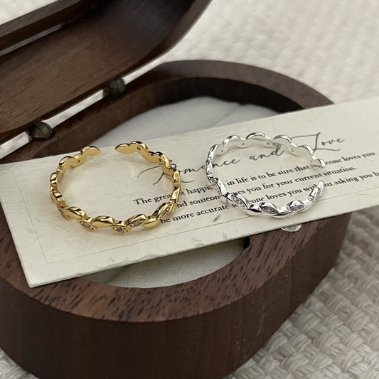 C2廠 韓國韓版橄欖枝樹葉S925純銀戒指 批發 折扣@洽客服 26.01.W1「XSR1050」