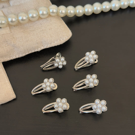 D廠 小巧珍珠碎髮瀏海髮夾髮飾批發 26.04.W3「FJ-0659」