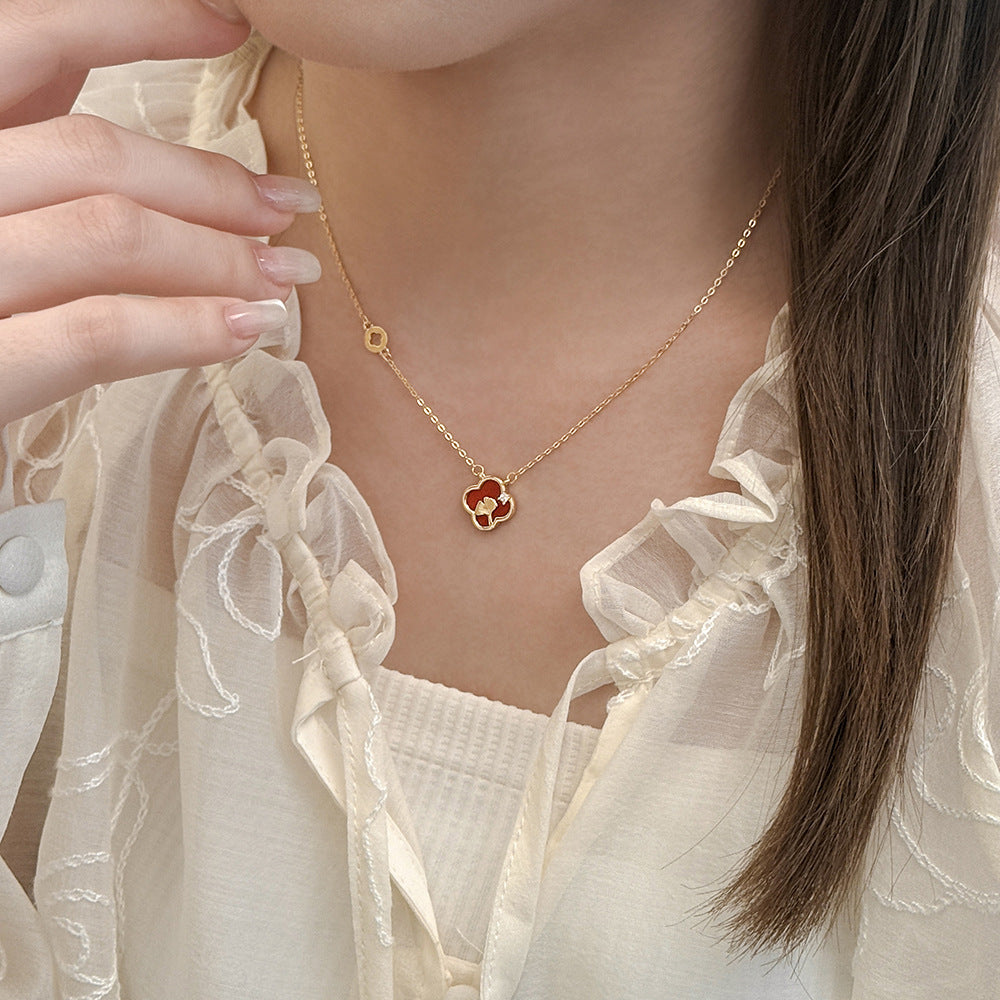 C廠 S925純銀｜氣質小幸運四葉草項鍊 批發 折扣@洽客服 25.01.W4「A4886」