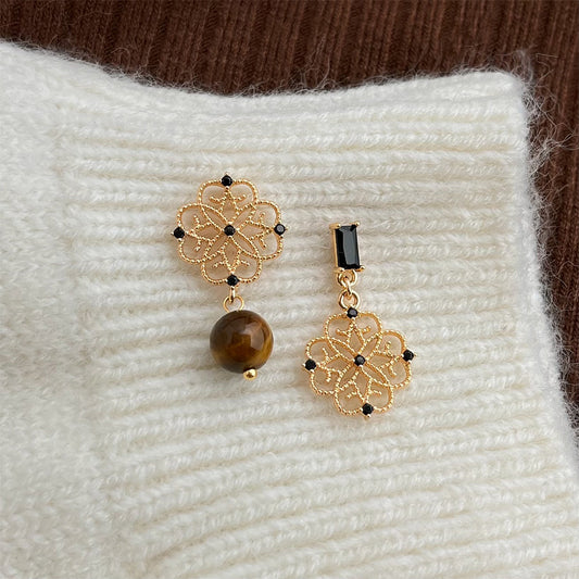 A廠 日韓款鏤空蕾絲鋯石耳環 批發 折扣@洽客服 26.01.W1「6952」