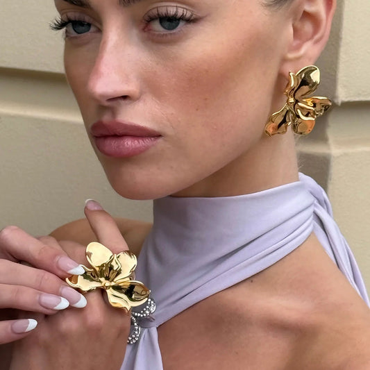 B廠 歐美款MICHELLE 開口鈦鋼鍍18K金戒指 批發 折扣@洽客服 25.12.W3 「JDR0309005」