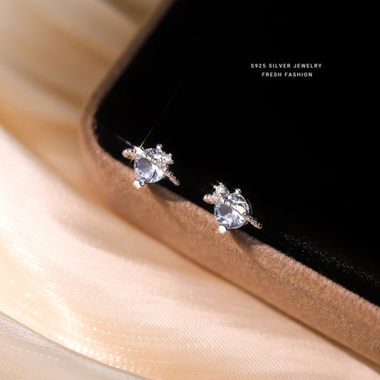 C廠 韓國韓版糖果風Q版星月S925純銀耳環 批發 折扣@洽客服 26.01.W1「E6005」