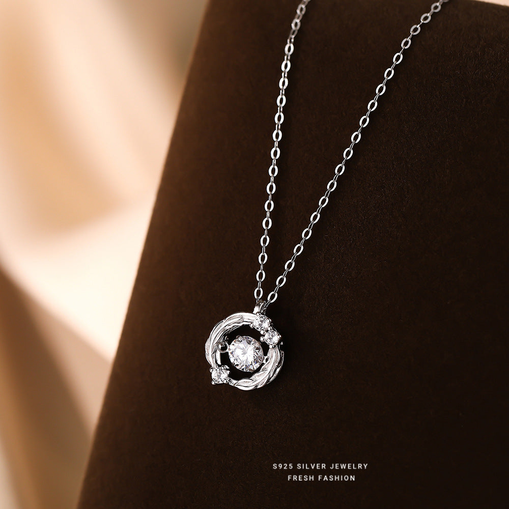 C廠 韓國韓版羽毛靈動托帕石S925純銀項鍊 批發 折扣@洽客服 25.11.W1「F6429」