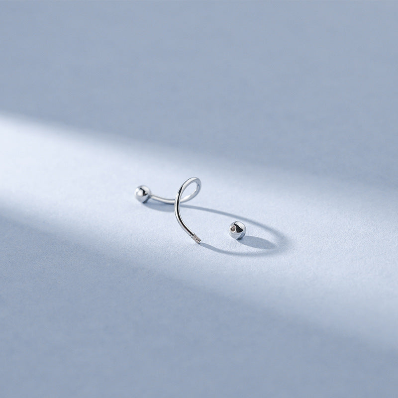 C廠 韓國韓版環繞光珠s925銀耳環批發 折扣@洽客服 26.03.W2「E2300」