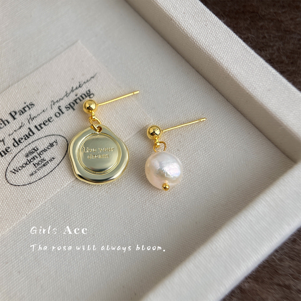 A廠 日韓款巴洛克淡水珍珠耳環 批發 折扣@洽客服 26.01.W1「A299」