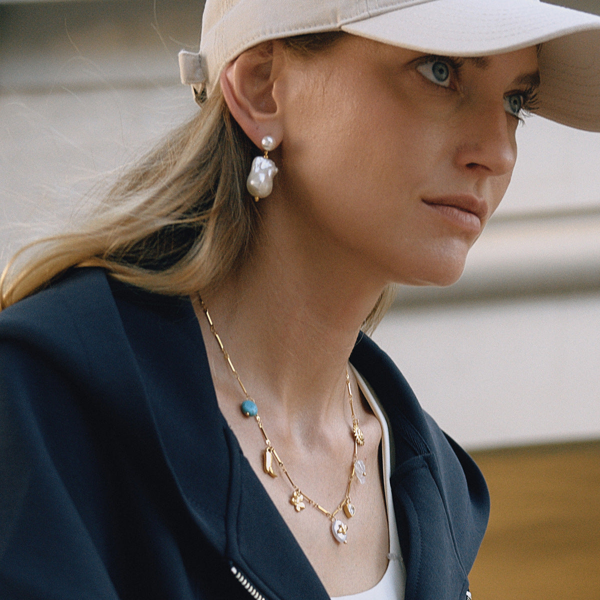 B廠 歐美款 AMELIA 鈦鋼鍍18K金項鍊 批發 折扣@洽客服 25.11.W2 「:DN0207033」