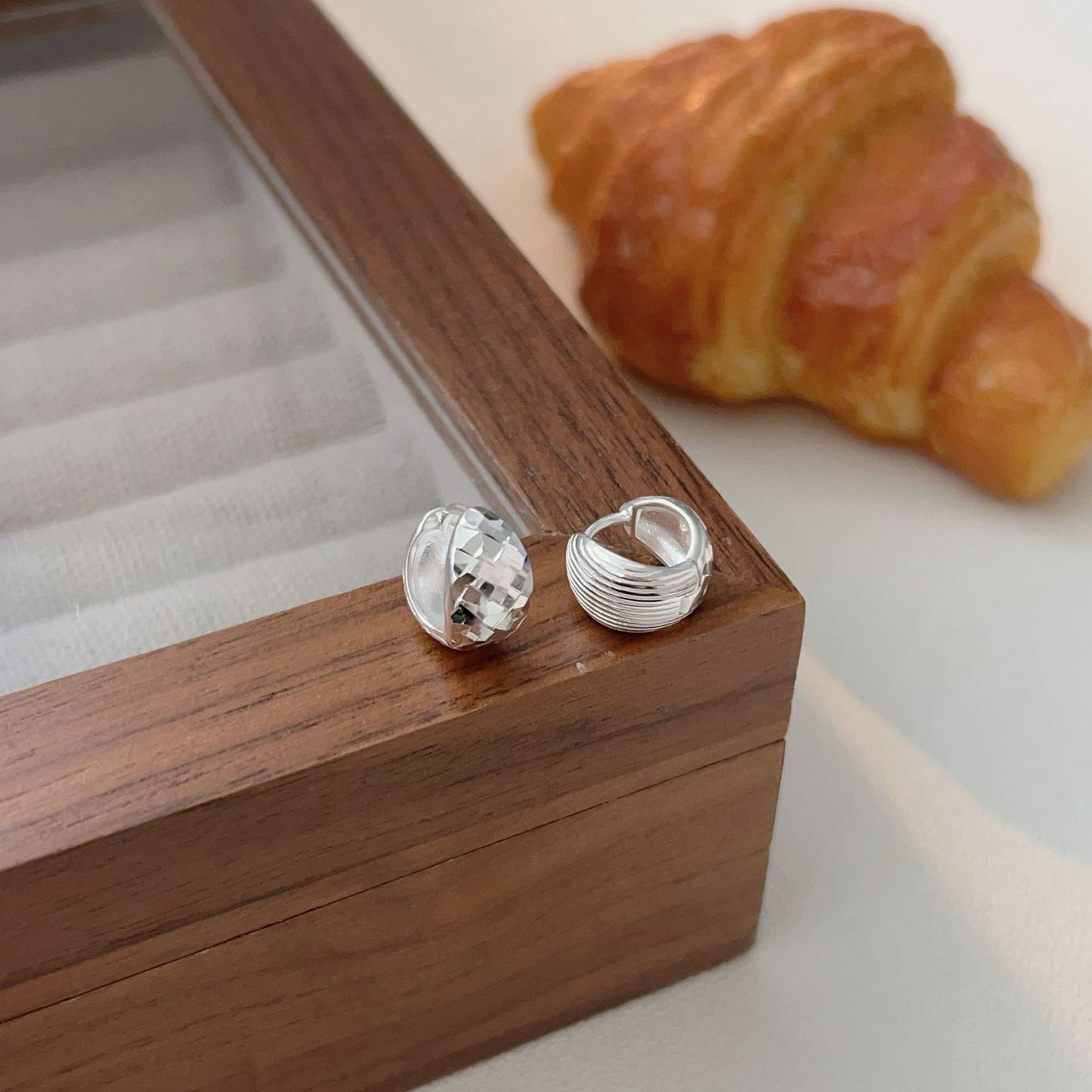 C3廠 韓國韓版S925純銀｜幾何雙面耳環 批發 折扣@洽客服 26.02.W3「es204」