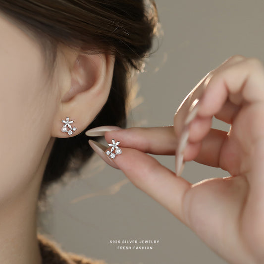 C廠  925純銀｜韓國韓版田園風小花耳環 批發 折扣@洽客服 26.01.W3「E6070」