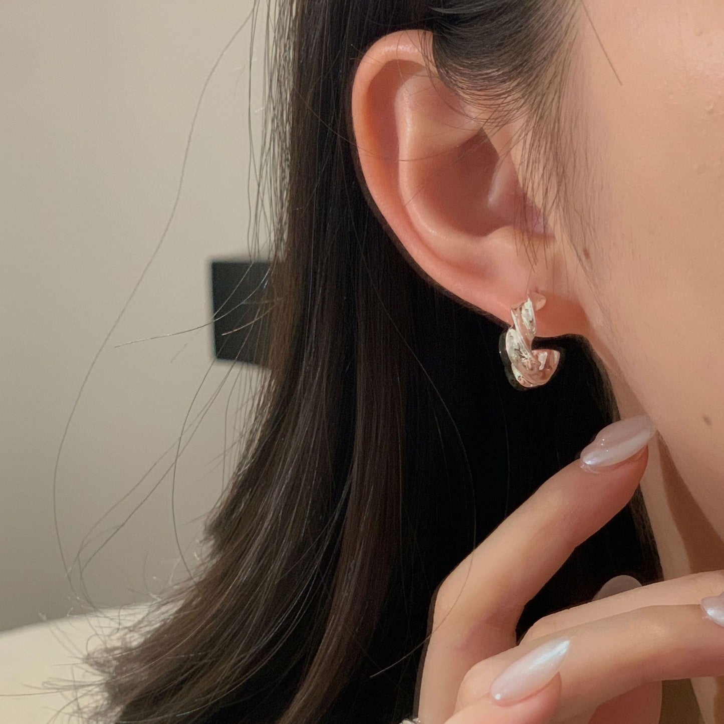 C2廠 韓國韓版麻花重工S925純銀耳環 批發 折扣@洽客服 25.10.W5「SE2498」