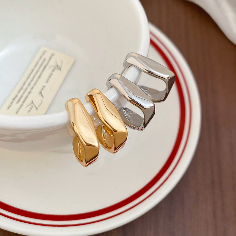 A2廠 韓國韓版幾何方形吊墜銀針耳環 批發 折扣@洽客服 25.10.W3「HE28641」