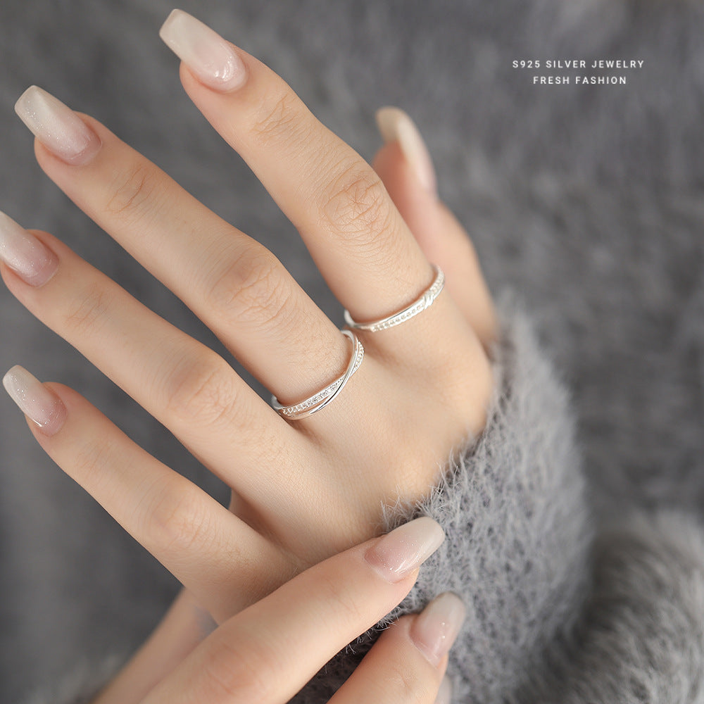 C廠 韓國韓版簡約同心結S925純銀戒指 批發 折扣@洽客服 26.03.W1「K2504 K2505」