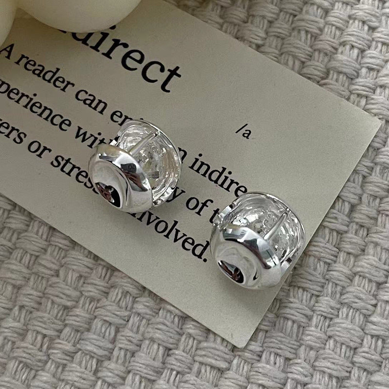 C2廠 韓國韓版不規則光面感S925銀耳環 批發 折扣@洽客服 25.11.W3「SE2502」