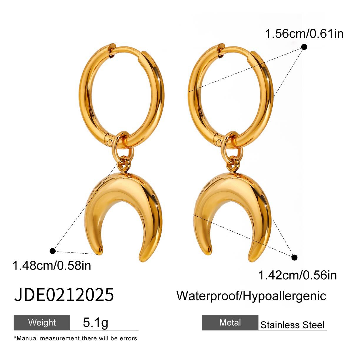 B廠 歐美款 IVY 鈦鋼鍍18K金耳環 25.06.W2「JDE0212025 、 JDE0212032」