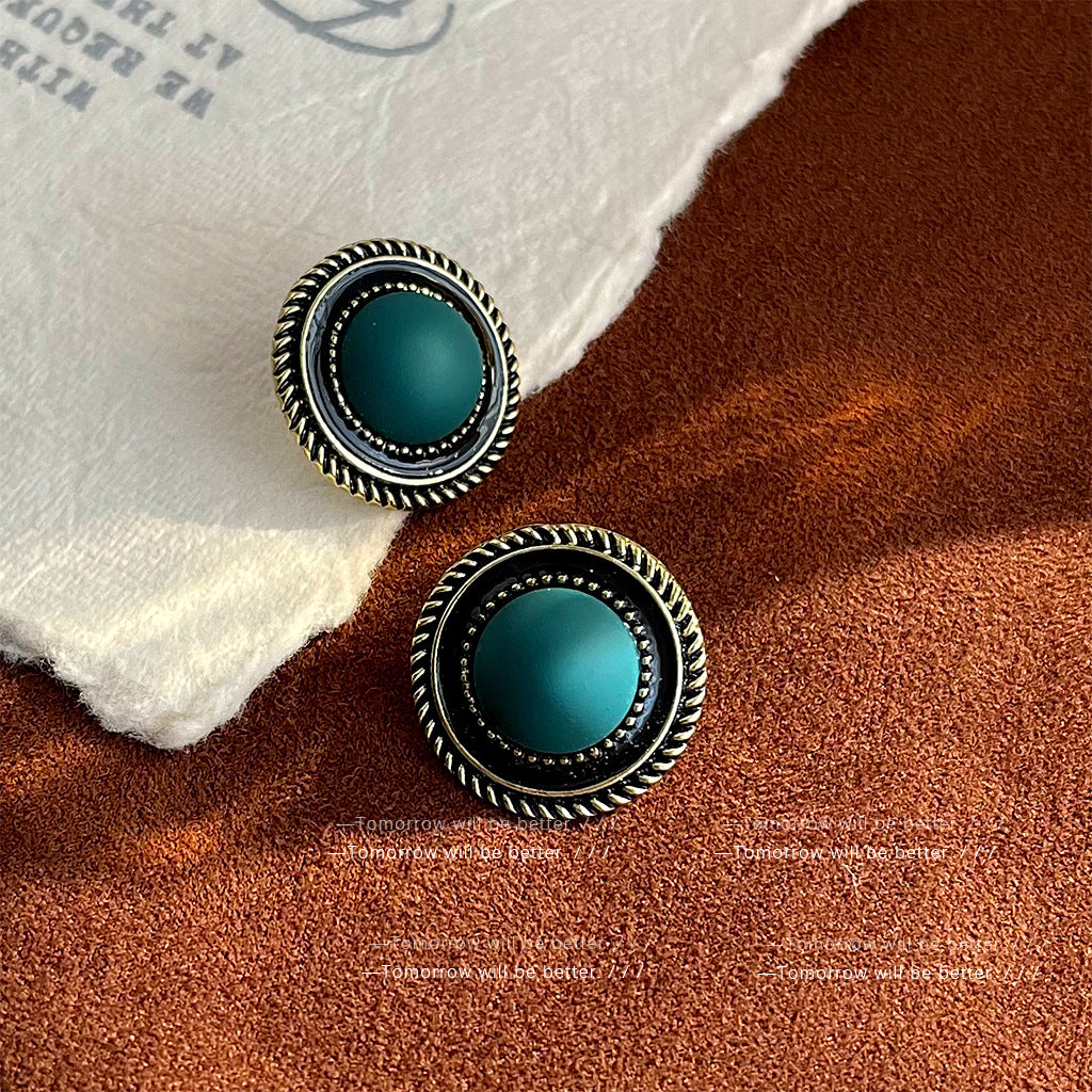 A廠 日韓款 復古金屬銀針耳環 批發 折扣@洽客服 25.10.W5「1988」