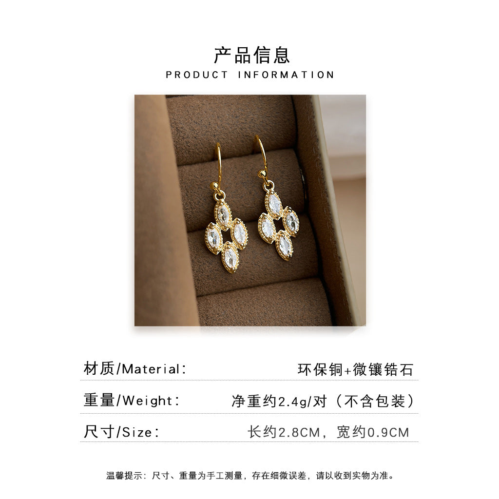 A廠 日韓款微鑲馬眼鋯石耳環批發 折扣@洽客戶 26.05.W4「7520」
