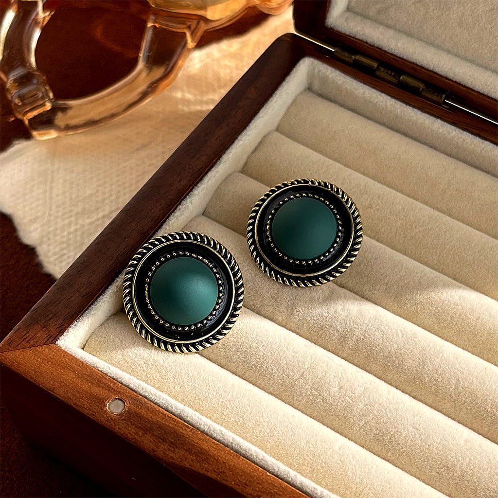 A廠 日韓款 復古金屬銀針耳環 批發 折扣@洽客服 25.10.W5「1988」