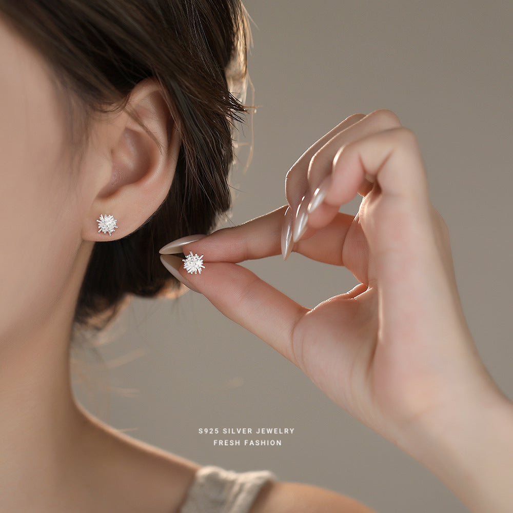 C廠 韓國韓版蒲公英煙火S925純銀耳環 批發 折扣@洽客服 25.11.26「E5800」
