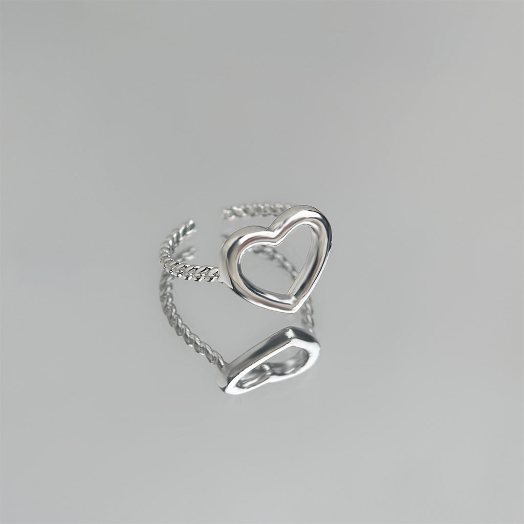 A2廠 日韓款極簡愛心鏤空戒指 批發 折扣@洽客服 25.12.W1「1519」