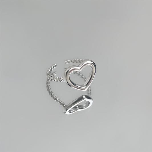 A2廠 日韓款極簡愛心鏤空戒指 批發 折扣@洽客服 25.12.W1「1519」