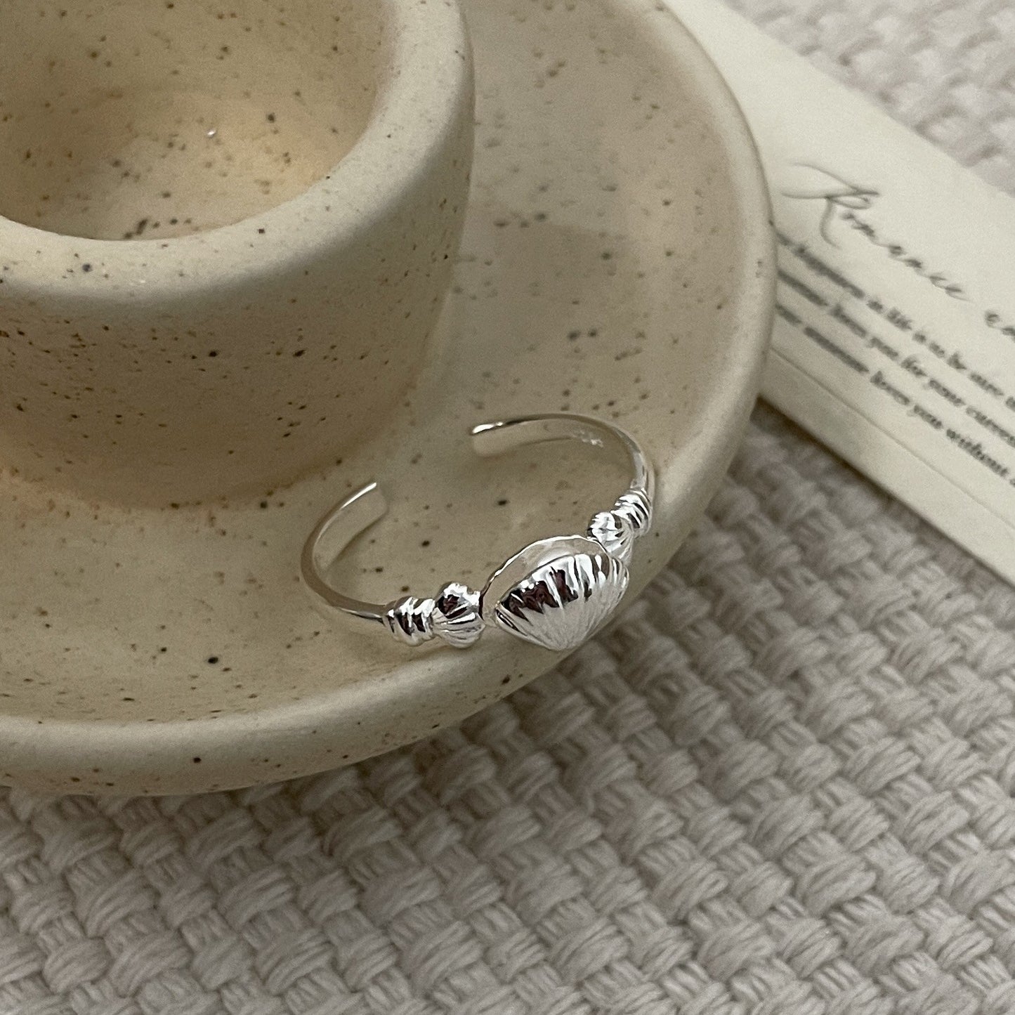 C2廠 韓國韓版貝殼珍珠S925純銀戒指 批發 折扣@洽客服 26.01.W1「XSR1213」