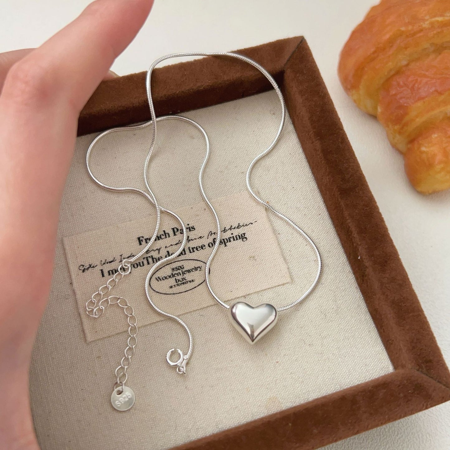 C3廠 韓國韓版S925純銀｜愛心項鍊 批發 折扣@洽客服 26.02.W3「HXL010-1」