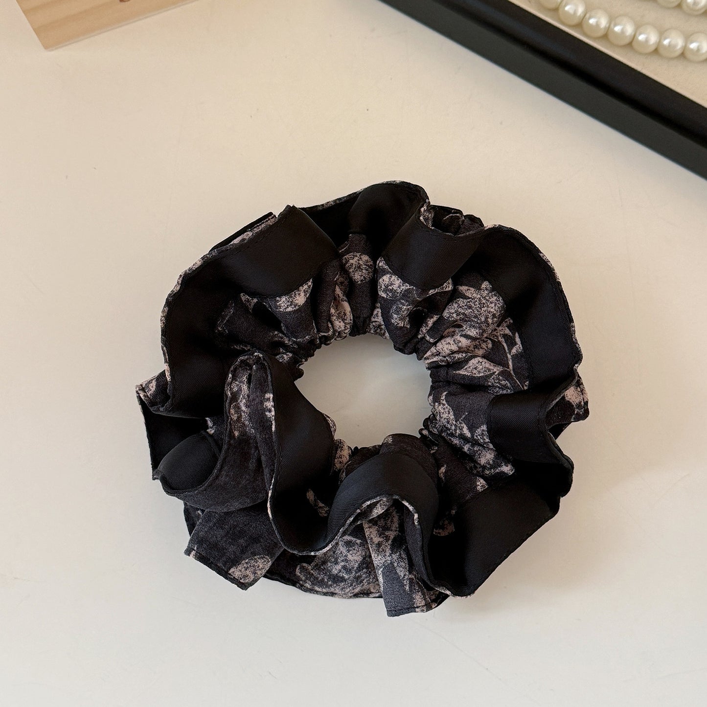 D廠 優雅雙層暈染大腸髮圈髮飾批發 26.04.W3「FQ-0251-4-5-6」