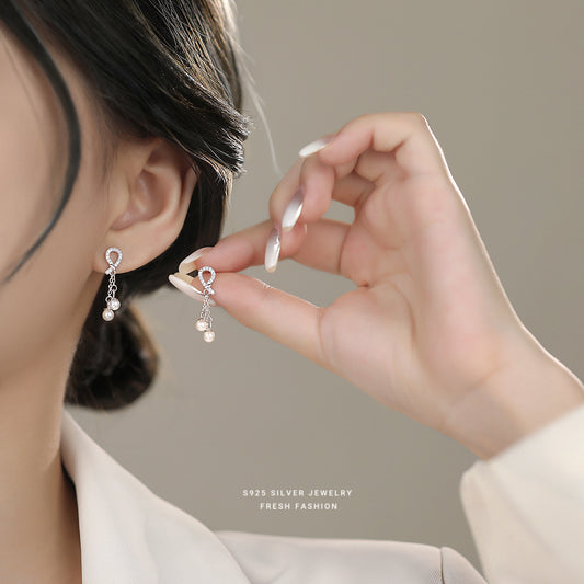 C廠 韓國韓版氣質珍珠S925純銀耳環 批發 折扣@洽客服 25.10.W5「E5638」