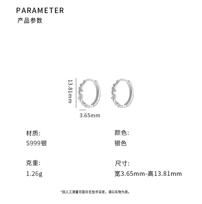 C廠 時尚蝴蝶S999足銀耳環「YC10275E」24.09.W4 批發折扣@洽客服